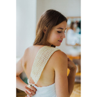 Мочалка-лента для тела натуральная «Банька», 58×12 см - Фото 1