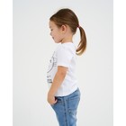 Футболка детская KAFTAN "Принцесса" р.36 (134-140), белый - фото 23057497