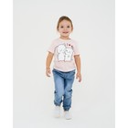 Футболка детская KAFTAN "Love mom" р.32 (110-116), розовый - Фото 3