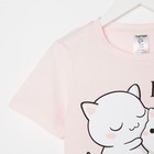 Футболка детская KAFTAN "Love mom" р.34 (122-128), розовый - Фото 6