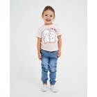 Футболка детская KAFTAN "Love mom" р.34 (122-128), розовый - Фото 2