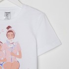 Футболка для девочки KAFTAN «В маму», белая, размер 28, рост 86-92 см - Фото 3