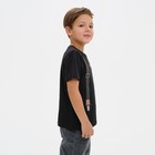 Футболка детская KAFTAN "Подтяжки с бабочкой" р.28 (86-92), черный (комплект 2 шт) - фото 21392319