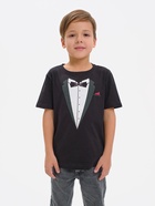 Футболка для мальчика KAFTAN «Джентельмен», чёрная, рост110-116 см - Фото 2