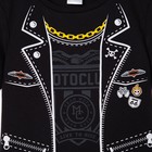 Футболка детская KAFTAN "Байкер" р.28 (86-92), черный 7096104