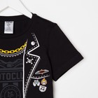 Футболка детская KAFTAN "Байкер" р.34 (122-128), черный - фото 26406119