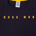 Футболка детская KAFTAN "Boss man" р.34 (122-128), серый 7096112 - фото 11758703