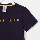 Футболка детская KAFTAN "Boss man" р.34 (122-128), серый 7096112 - фото 11758704
