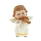 Сувенир полистоун "Ангелочек-малыш с музыкальным инструментом" 6х3х8 см - Фото 1