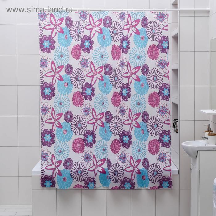 Штора для ванной Доляна «Цветные сны», 180×180 см, EVA - Фото 1