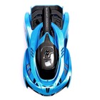Антигравитационная машинка Wall Racer, радиоуправление, ездит по стенам, работает от аккумулятора, цвет синий - Фото 4