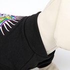 Комбинезон "Единорог", размер 12 (ДС 28 см, ОГ 38 см, ОШ 27 см), чёрно-белый - фото 25268906