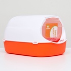 Туалет-домик 43×32×28 см, бело-красный - Фото 2