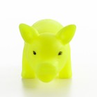 Игрушка пищащая "Маленький поросёнок" для собак, 9 см, жёлтая - Фото 3