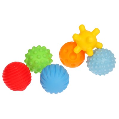 Подарочный набор развивающих мячиков «Волшебная почта» 6 шт., Крошка Я