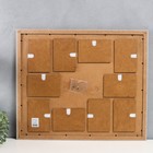 Фоторамка МДФ "Панда" на 10 фото 61Х52 см бежевый - фото 21392721