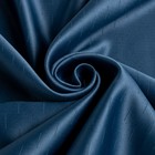 Штора портьерная Этель "Штрихи"цв.синий,на шторн.ленте 145*265 см,100% п/э - Фото 4