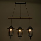 Светильник BayerLux 1680/3BK E27 40Вт черный 50х15х30-130 см - Фото 3