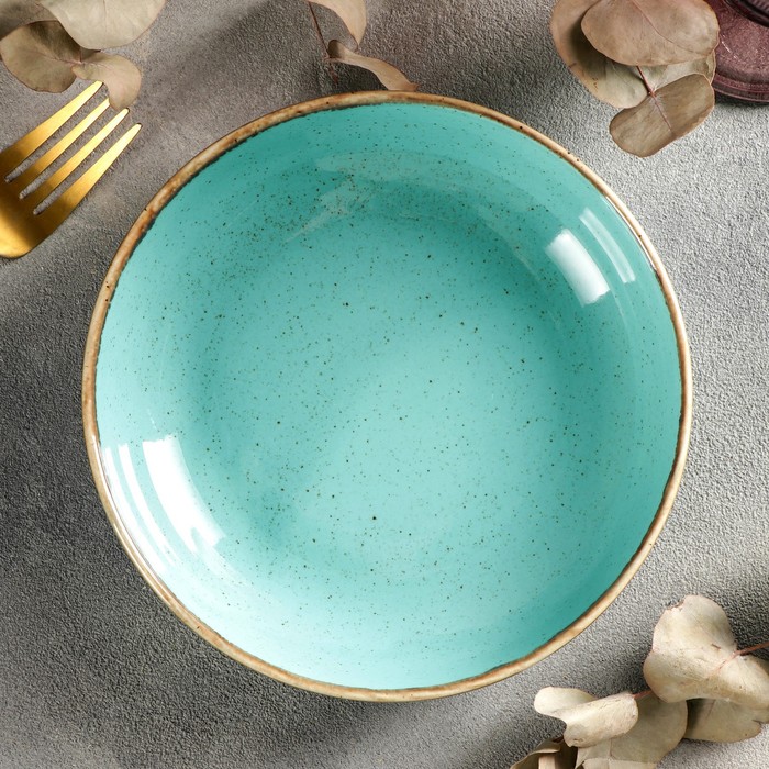 Салатник Turquoise, d=17 см, цвет бирюзовый - фото 1908776593
