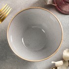 Салатник Porland Dark Grey, 500 мл, d=14 см, фарфор, тёмно-серый - Фото 3