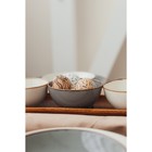 Салатник Porland Dark Grey, 500 мл, d=14 см, фарфор, тёмно-серый - Фото 6