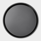 Форма для пиццы Доляна «Жаклин», d=26 см, антипригарное покрытие, цвет чёрный - Фото 3