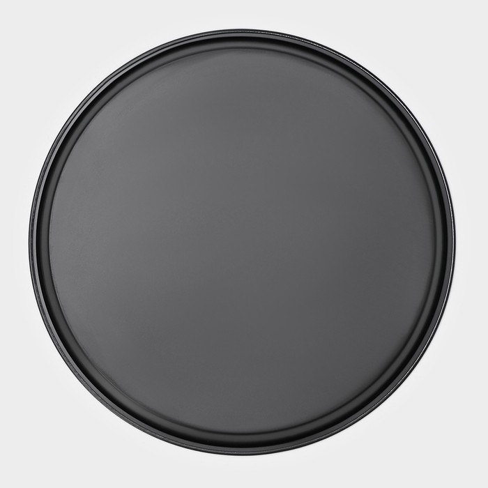 Форма для пиццы Доляна «Жаклин», d=26 см, антипригарное покрытие, цвет чёрный - фото 1908239180