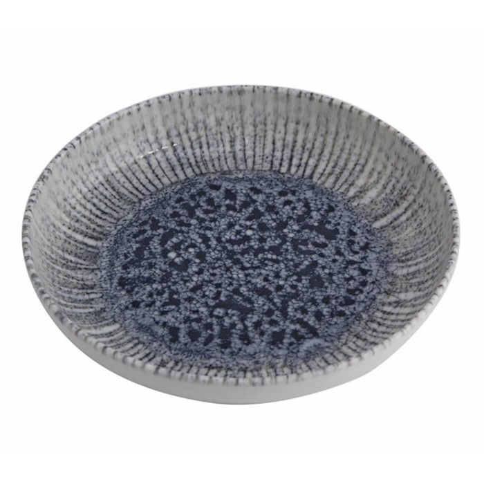 Салатник круглый Porland Iris Blue, d=22 см, h=4 см, 835 мл, цвет синий - Фото 1