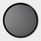 Форма для пиццы Доляна «Жаклин», d=29 см, антипригарное покрытие, цвет чёрный - Фото 3