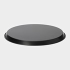 Форма для пиццы Доляна «Жаклин», d=29 см, антипригарное покрытие, цвет чёрный - Фото 4