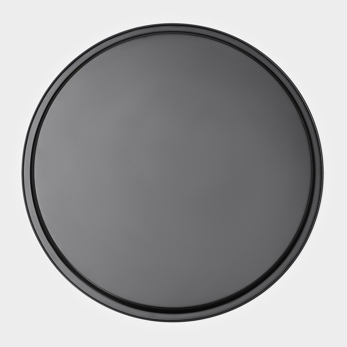 Форма для пиццы Доляна «Жаклин», d=35 см, антипригарное покрытие, цвет чёрный - фото 1908239192