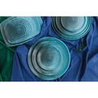 Тарелка обеденная Lykke turquoise, d=25 см, без борта, цвет бирюзовый - Фото 5