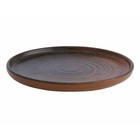 Тарелка с вертикальным бортом Lykke brown, d=18 см, цвет коричневый - Фото 3
