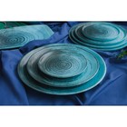 Тарелка с вертикальным бортом Lykke turquoise, d=18 см, цвет бирюзовый - Фото 5