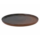 Тарелка с вертикальным бортом Lykke brown, d=24 см, цвет коричневый - Фото 3