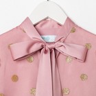 Платье детское нарядное KAFTAN горошек, рост 98-104, розовый - Фото 2