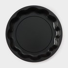 Форма для выпечки Доляна «Ренард. Волнистый круг», 25×4 см, антипригарное покрытие, цвет бордовый - Фото 3