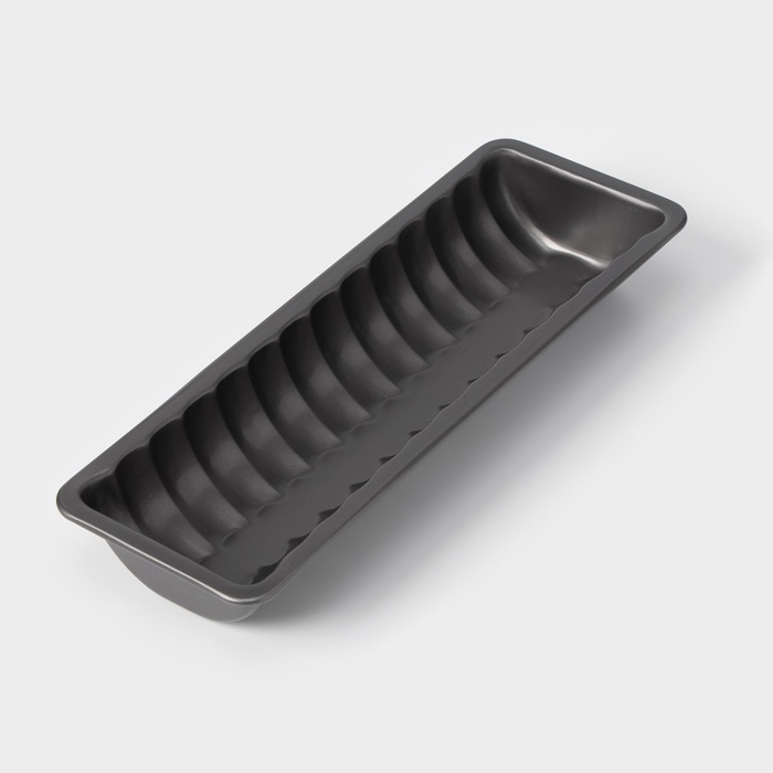Форма для выпечки «Жаклин. Рулет», 26×9×3.5 см, антипригарное покрытие, цвет чёрный - Фото 1
