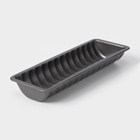 Форма для выпечки «Жаклин. Рулет», 26×9×3.5 см, антипригарное покрытие, цвет чёрный - Фото 2