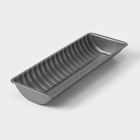 Форма для выпечки «Жаклин. Рулет», 31×12×4 см, антипригарное покрытие, серый - Фото 2