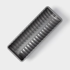 Форма для выпечки «Жаклин. Рулет», 31×12×4 см, антипригарное покрытие, серый - Фото 3