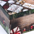Складная коробка "Желанные подарки", 31,2 х 25,6 х 16,1 см МИКС - фото 8537816