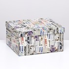 Складная коробка "Новогодние новости", 31,2 х 25,6 х 16,1 см - Фото 2