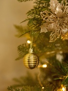 Ёлочные игрушки «Диско ассорти», шары новогодние, d=4 см, набор 20 шт., золото - Фото 2