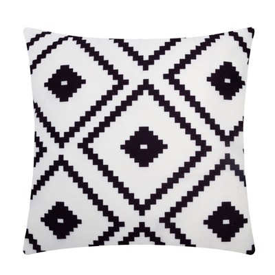 Наволочка декоративная Этель Геометрия «Графика» 40×40 см, велюр