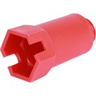 Заглушка сантехническая STOUT SFA-0035-200012, 1/2", красная, пластиковая - Фото 2