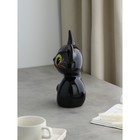 Копилка "Лунатик", чёрная, покрытие глазурь, керамика, 25 см, микс - Фото 3