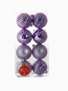 Ёлочные игрушки «Диско ассорти», шары новогодние, полоски, d=7 см, набор 8 шт. - Фото 8