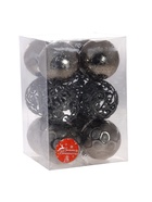 Ёлочные игрушки «Эйвери», шары новогодние, d=8 см, набор 12 шт., МИКС 6531989