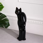 Копилка "Кошка сиамская", чёрная, покрытие глазурь, 34 см - Фото 2